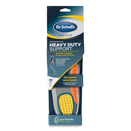 Dr. Scholls Pain Relief Orthotic Heavy Duty Support Insoles, Men Sizes 8-14, Pair PR DSC59048